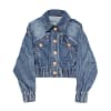 Getspring Women Coat Vintage Short Denim Jackets All Match Fashion Spring And Autumn Jeans Coats 2021 Fashion Blun Jak Wholesale - Image 4