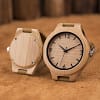 DODO DEER Original Bamboo Wood Watch OEM Women And Men Wooden Neutral Quartz Leather Wristwatches for Couple Lover - Image 4