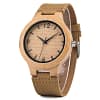 DODO DEER Original Bamboo Wood Watch OEM Women And Men Wooden Neutral Quartz Leather Wristwatches for Couple Lover - Image 6