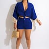 Wholesale Boutiques Clothing Women Two Tops Shorts Set Tassel Shirt Shorts Lace Up2 Piece Set Women Summer Clothes For Women - Image 3