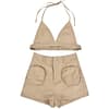 Boomlook LCST97 Summer Clothes For Women 2023 Streetwear Halter Crop Top Sports Bra And Shorts Set Women - Image 4