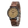 Shenzhen watch factory top quality men and woman stainless steel wood wristwatches wooden couple watches for lover gift watches - Image 2