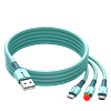 Cell Phone Cable Usb Charger Fast Charging lighting 3 in 1 Mobile Data Cable - Image 6