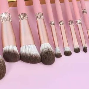 10pcs premium makeup tools vegan glitter diamond makeup brush sets