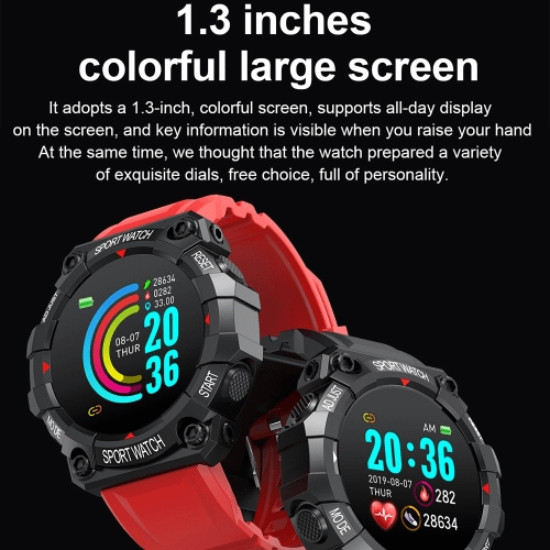 Special Offer FD68 1.3 inch Color Round Screen Sport Smart Watch Support Heart Rate / Multi-Sports Mode - Image 2