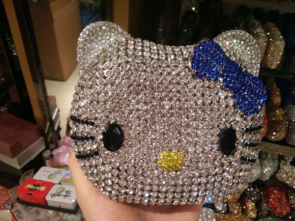 hot sell elegant bling women evening rhinestone clutch bag cat shape luxury party bag ladies diamond purse handbag bags