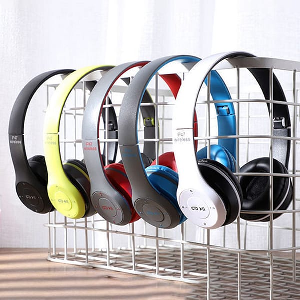 NEW Factory FM Radio Gift Cheap Auriculares Earphone P47 Headset P47 Foldable Wireless Headphone - Image 2