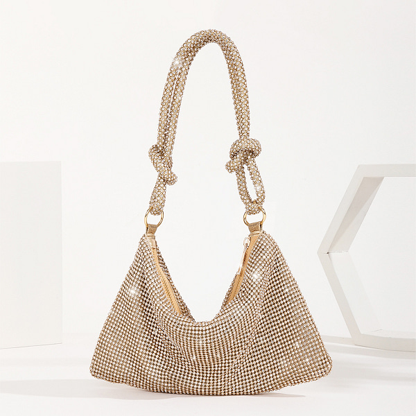 Rhinestone Shoulder Bag Bling Hobo Bag Shiny Clutch Purse Handbags Chic Sparkly Evening Bags Clutch 2022 Luxury - Image 3