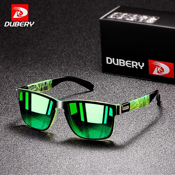 DUBERY Brand D518 Classic Sports Polarized Sun glasses Men Women wholesale custom logo Square Lens SunGlasses - Image 2