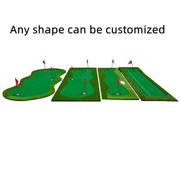 Factory Large Size Custom Golf Putting Green Mini Golf Course Portable Golf Putting Mat