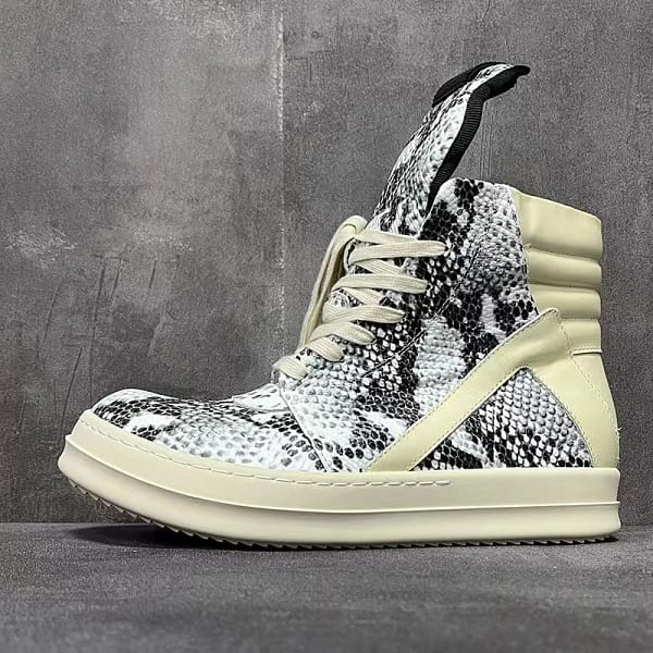 Top Quality Trendy Short Boots Unisex Fashionable Flat Shoes Genuine Leather Boots Walking Style Casual Men Shoes - Image 3